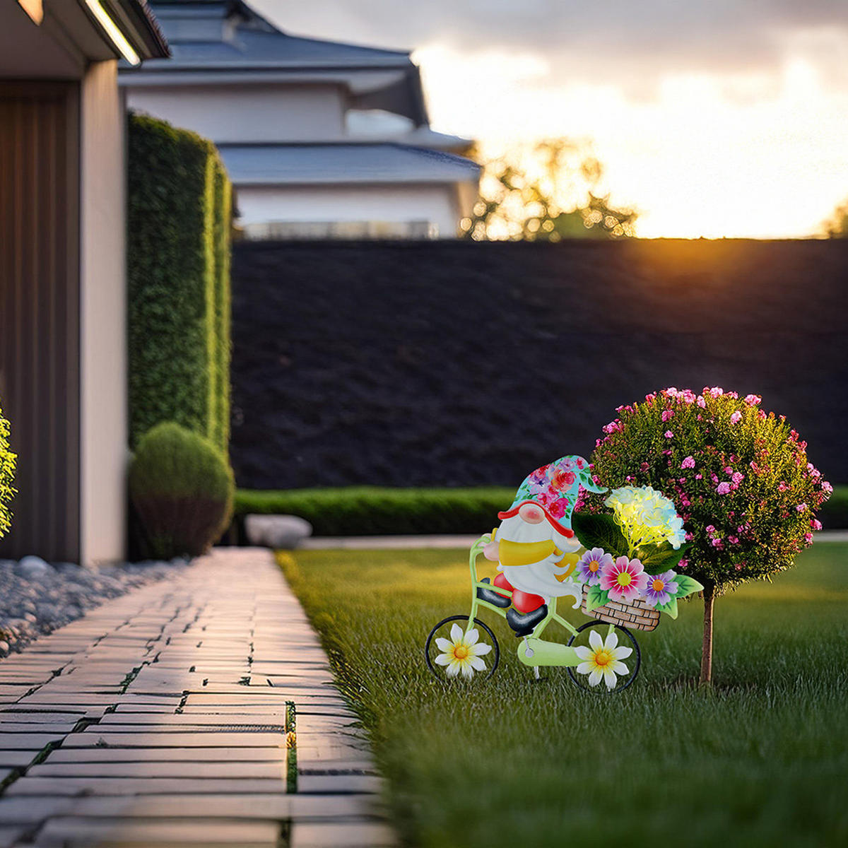 LED AUSSENLEUCHTE Metall Bunt - Multicolor, Metall (52.5/15/44cm) - Globo Lighting