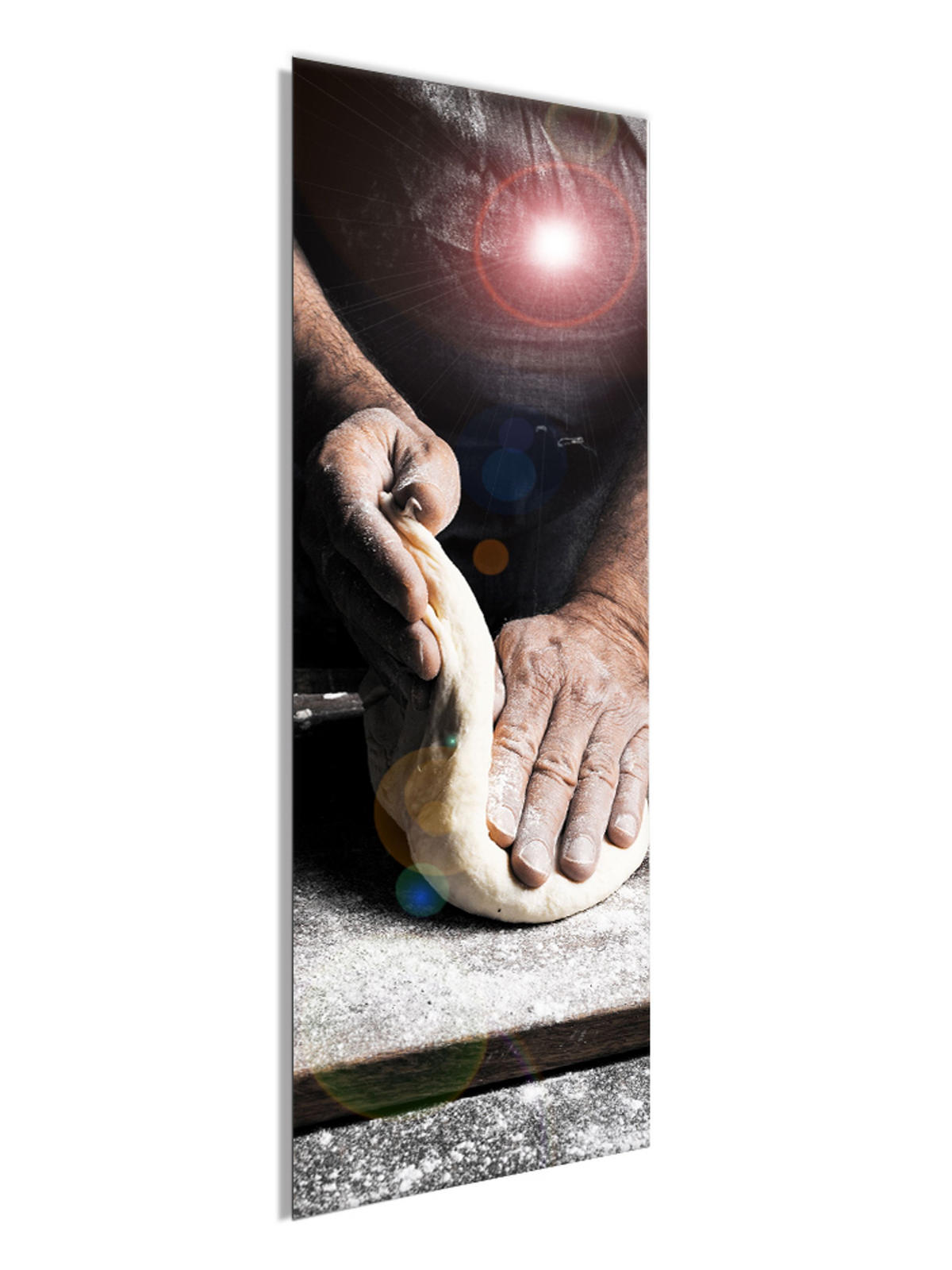 GLASBILD 30x80 cm Küche modern dunkel - Beige, Glas (30/80cm) - artissimo