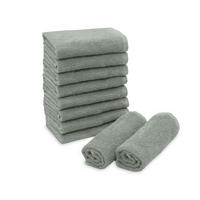 SEIFTÜCHER, 10er-Set, 30x30 cm, 100% Baumwolle, Grau - Hellgrau, Textil (30/30cm) - Zollner