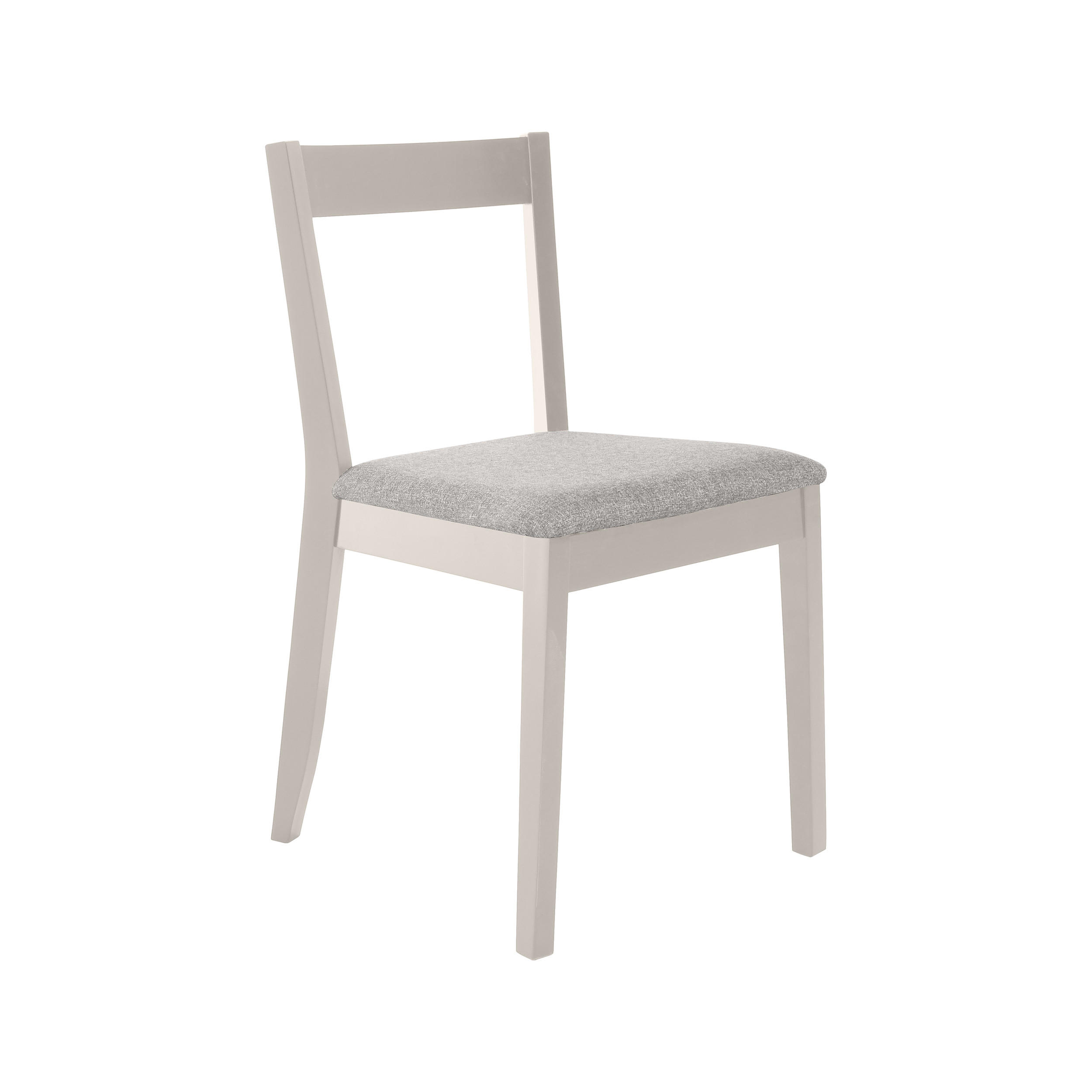 Beautysofa Stuhl Hellgrau 45x84x45 cm