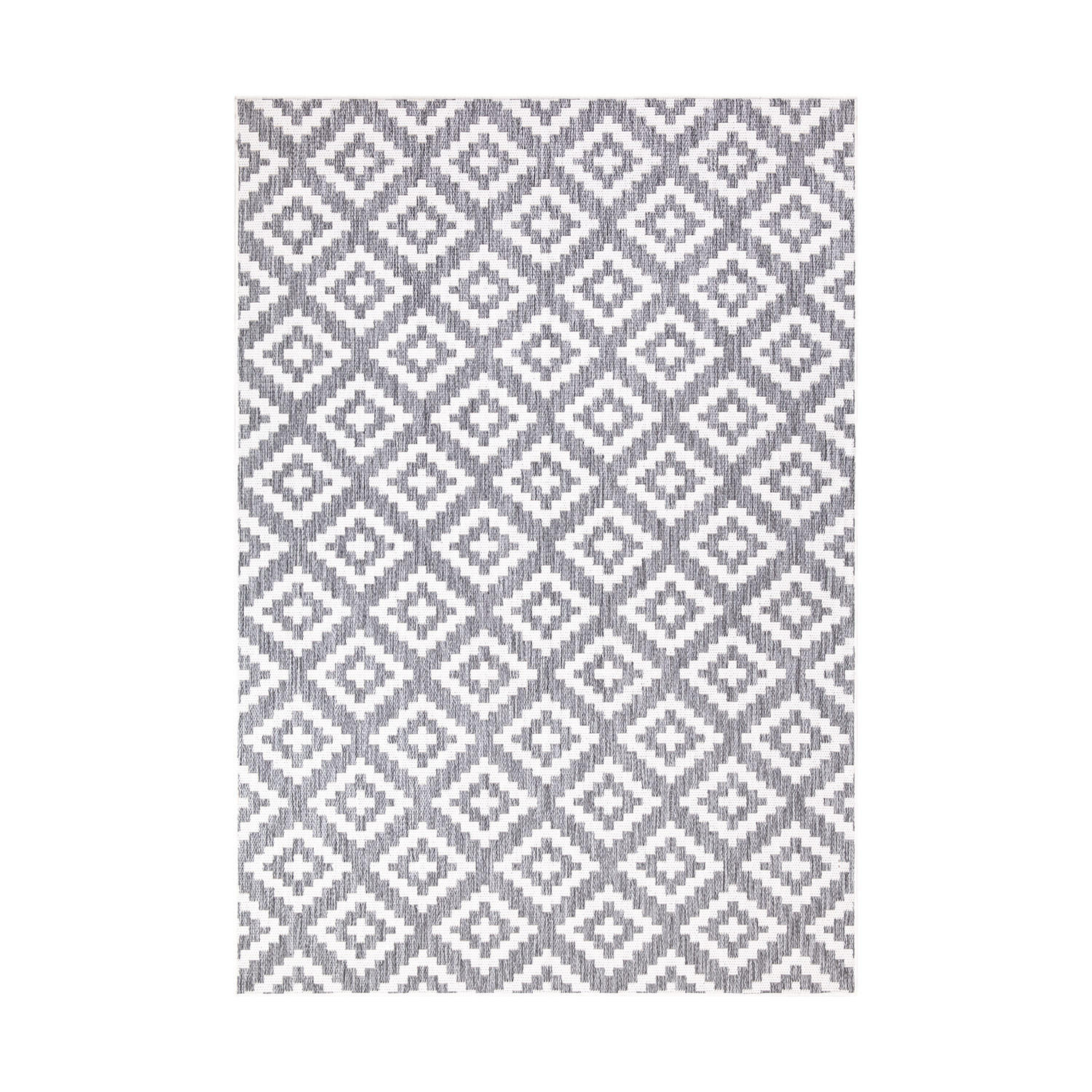 OUTDOOR-TEPPICH Sun 461 Grau 160x230 cm - Grau, Textil (160/230cm) - carpet city