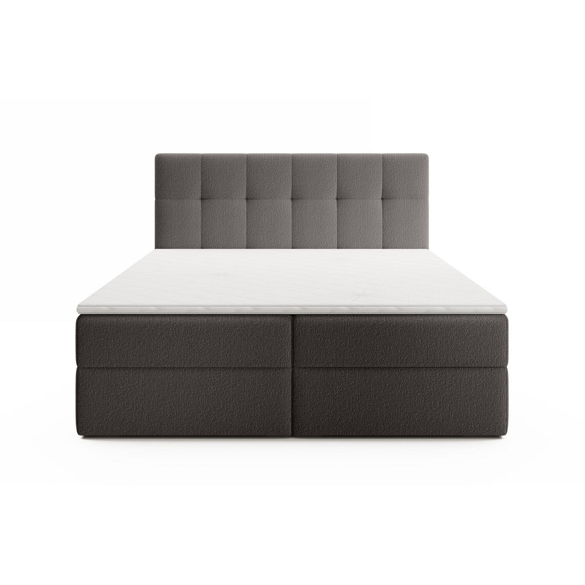 BOXBETT Arturo In Freya - Graphitfarben, Holzwerkstoff/Textil (120/200cm) - Fun Möbel