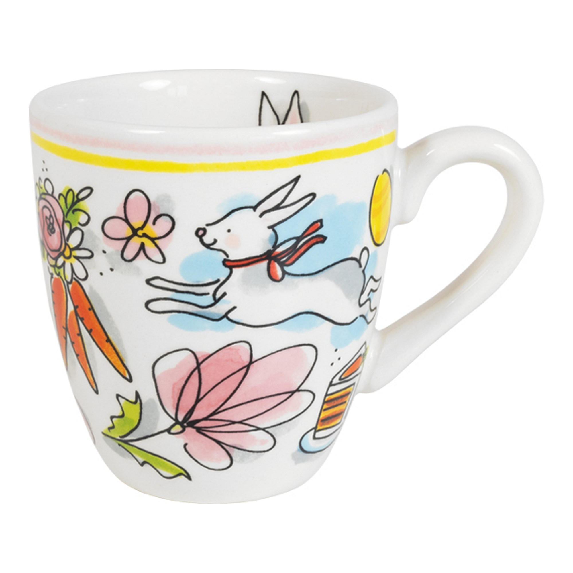 MINI-BECHER Frohe Ostern in Bunt - 200 ml - Multicolor, Keramik (0.2L) - Blond Amsterdam