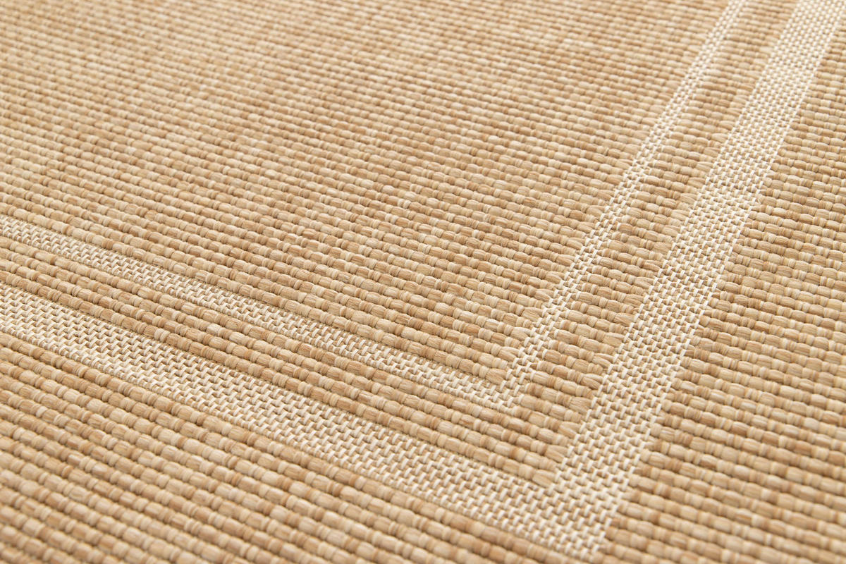 OUTDOORTEPPICH Beige Mit Juteeffekt Guinea 120/170 cm - Beige, Naturmaterialien/Textil (120/170cm) - Atticgo
