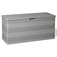 GARTENBOX Grau 117/45/56 Cm - Grau, Kunststoff (117/56/45cm) - vidaXL