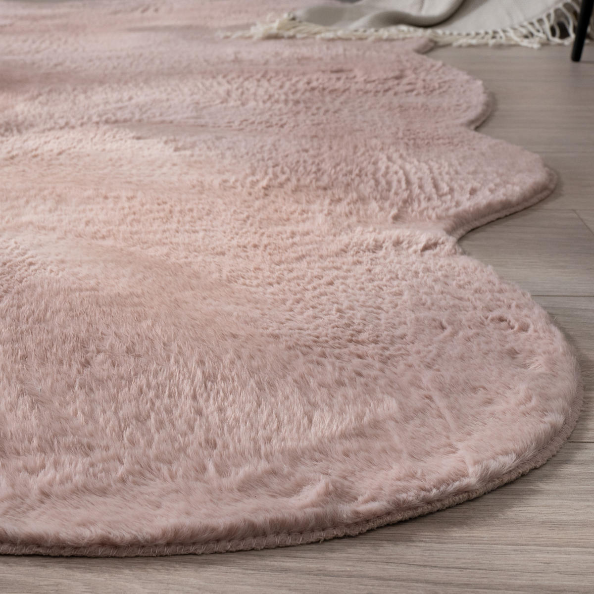 KURZFLORTEPPICH 140/200 cm Pelt 640 - Rosa, Textil (140/200cm) - Paco Home
