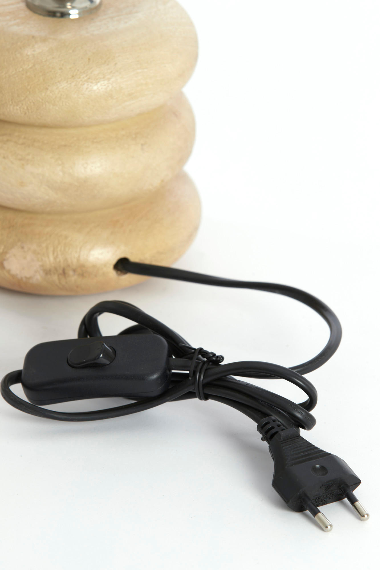 LAMPENFUSS Budongo Braun Ø12/12 cm - Braun, Holz (12/12/12cm) - Light & Living