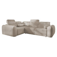ECKSCHLAFSOFA Volare II, Seite: Links - Hellbraun, Holz/Textil (273/204cm) - MIRJAN24