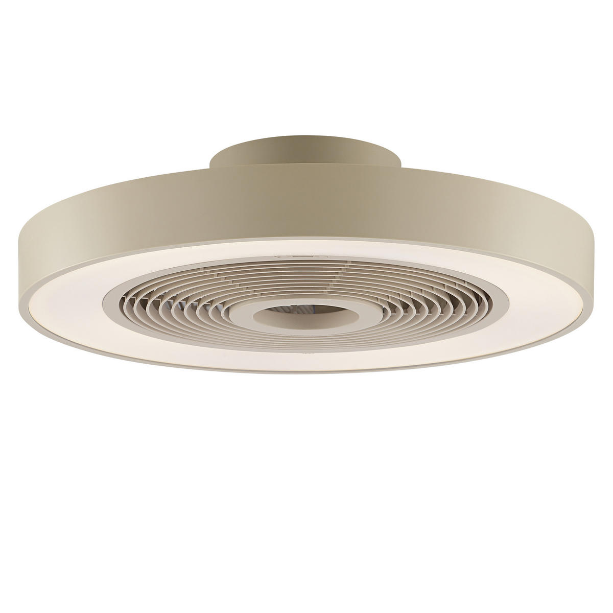 LED DECKENLEUCHTE Catania Beige 48,6/48,6/13,7 cm - Beige, Kunststoff (48.6/48.6/13.7cm) - Brilliant