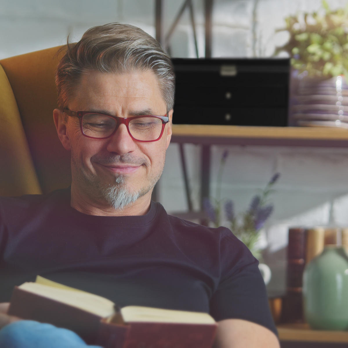 BRILLENBOX - Multicolor, Glas/Holzwerkstoff (33.5/22.5/19cm) - Relaxdays