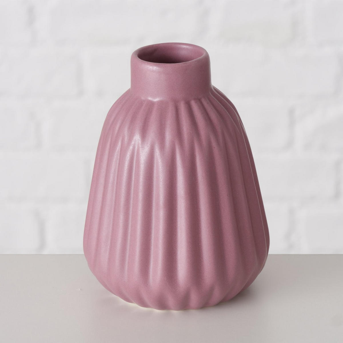 VASE Porzellan Esko 12 cm - Altrosa, Keramik (12cm) - Boltze Home