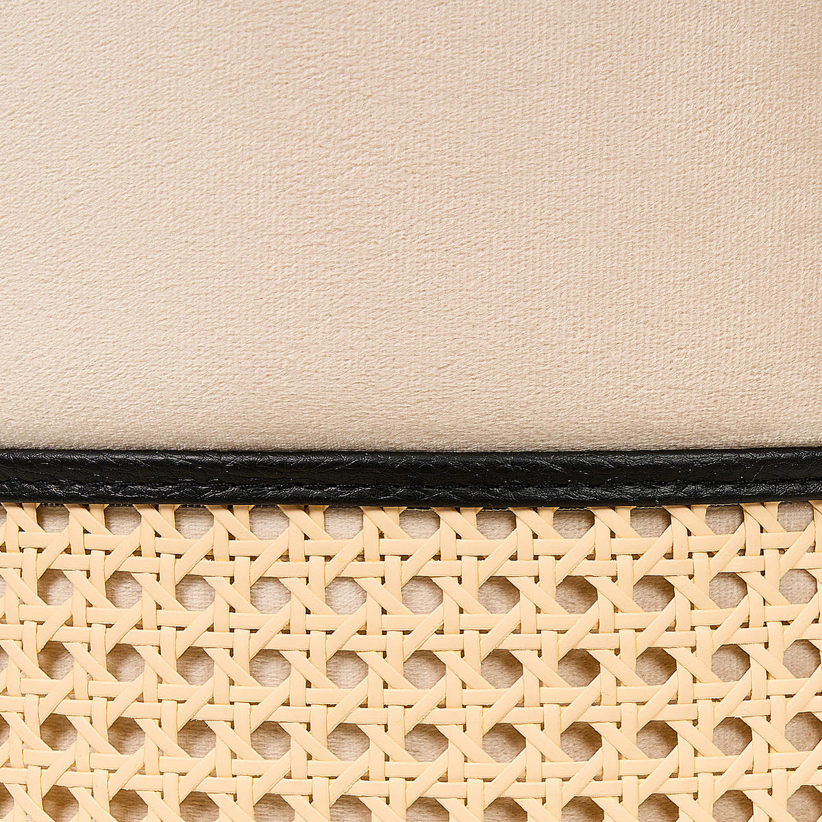 POUF Yankton 35/35/42 cm - Beige, Textil (35/42/35cm) - Beliani
