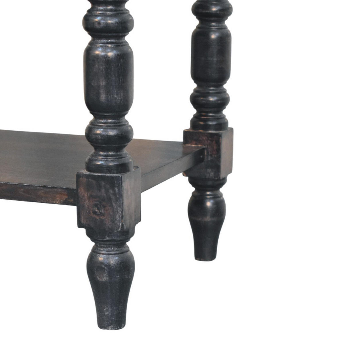 BEISTELLTISCH mit Carbon-Esche-Finish, 1 Schublade, 2 offene Ablagen, dunkelbraun. - Dunkelbraun, Holz (35/60/70cm) - Artisan Furniture