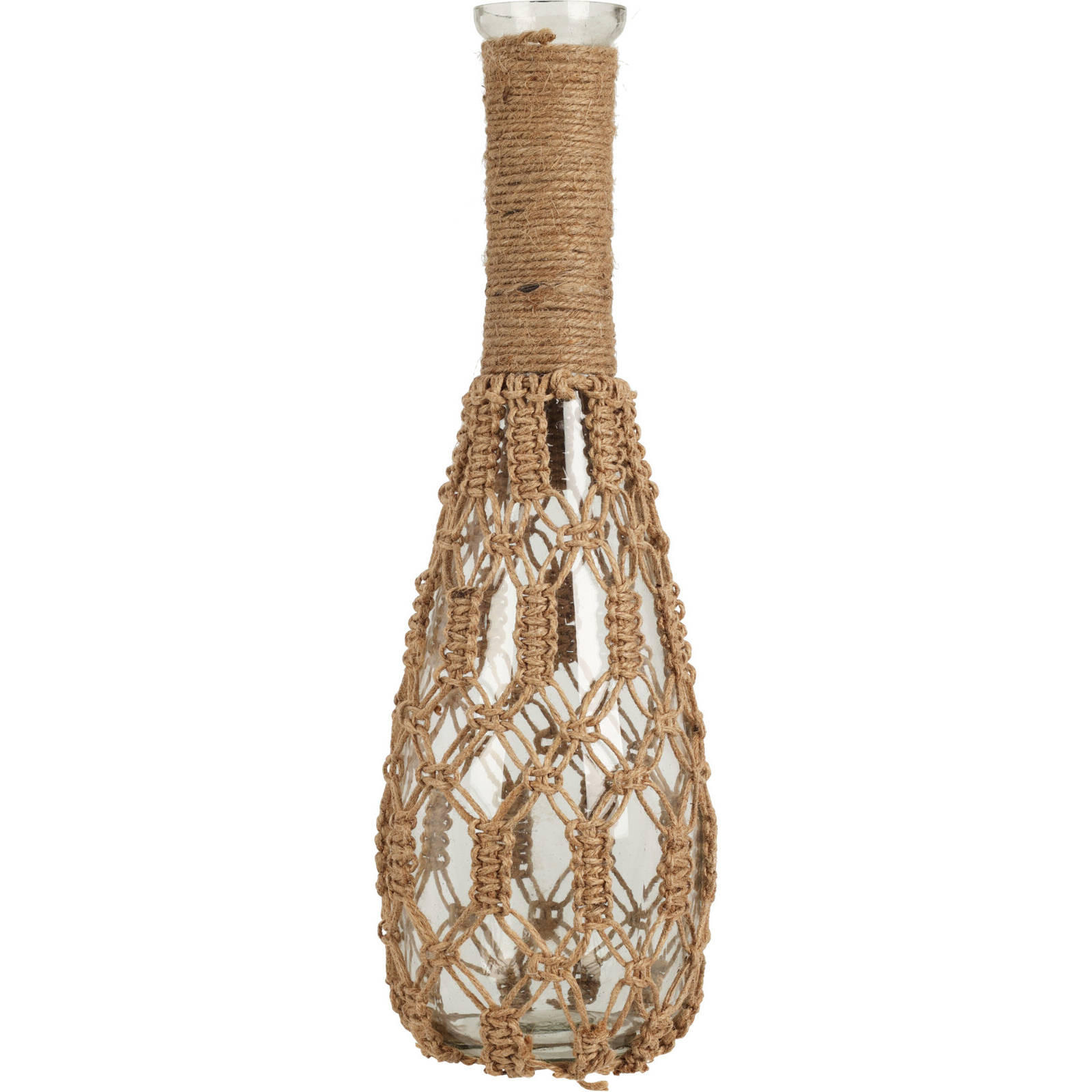 GLASVASE 30 cm - Braun, Glas (30cm)