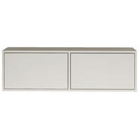 TV-LOWBOARD Framme hängend, 2 Klappen, Weiß, 100/30/30 cm - Weiß, Holzwerkstoff (100.6/30/30cm) - Selsey