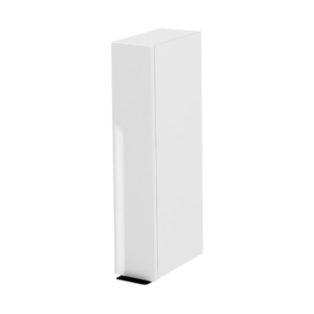 HÄNGESCHRANK – 15 cm – W15 – Lunara – Weiß Hochglanz - Weiß, Holzwerkstoff (15/72/30cm) - hi-markt