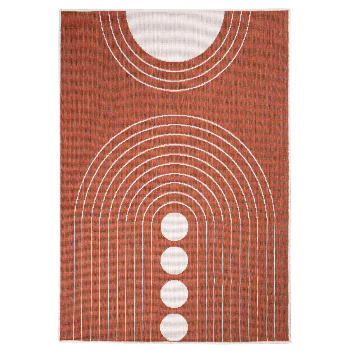 OUTDOOR-TEPPICH DuoRug 5739 Rot 200x290 cm - Rot, Textil (200/290cm) - carpet city