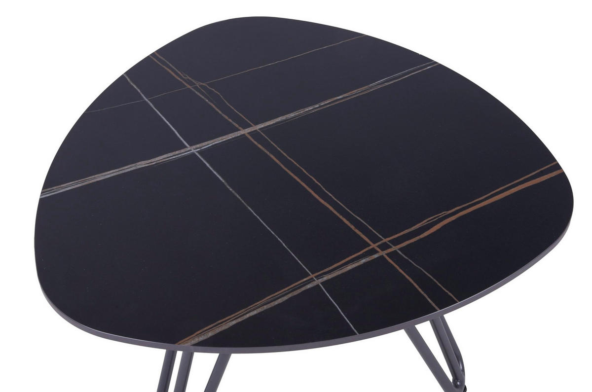 GARTENTISCH Judit 68 cm Terrassentisch - Grau, Metall (68/68/39cm) - DELUKE