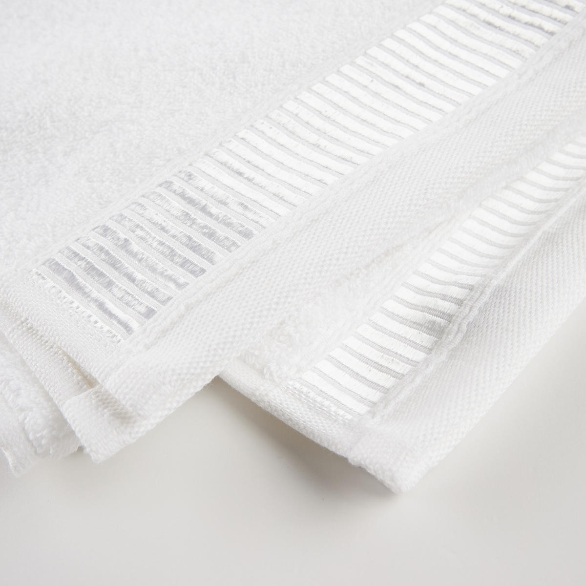 BADETUCH Alicanty - Weiß, Textil (70/130cm) - home&you