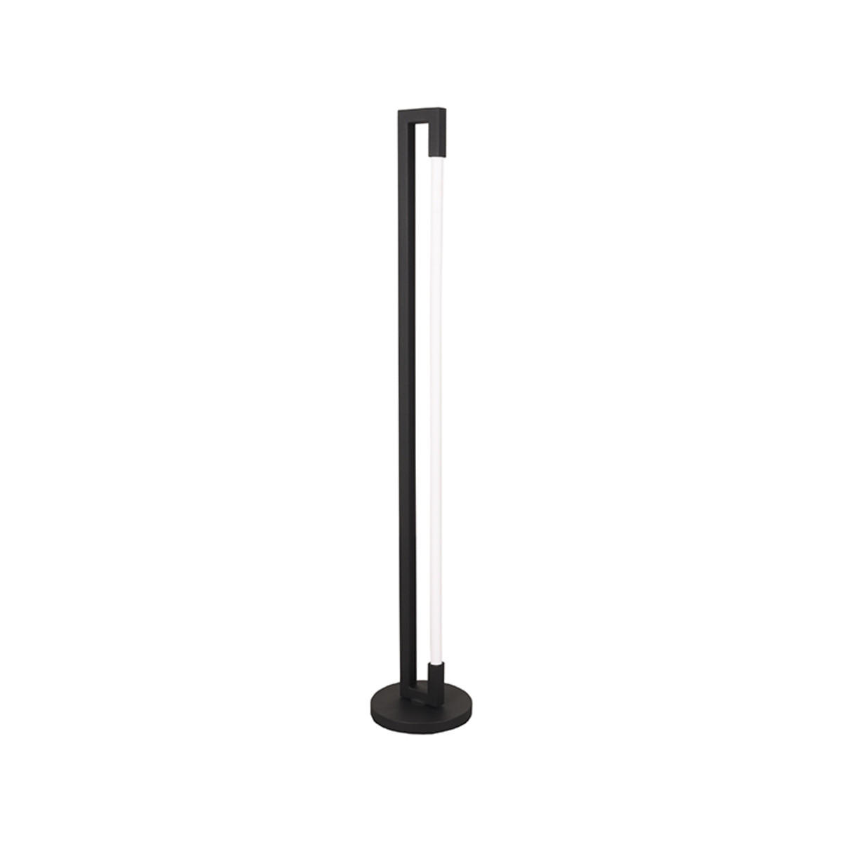 STEHLEUCHTE Futuro Schwarz 23/23/130 cm - Schwarz, Metall (23/23/130cm) - LABEL51