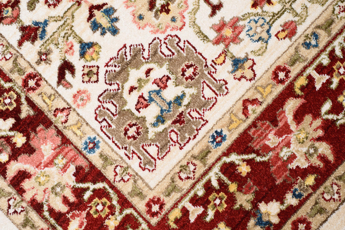 TEPPICH RIVIOLI Creme 80/150 cm - Creme, Textil (80/150cm) - Tapiso