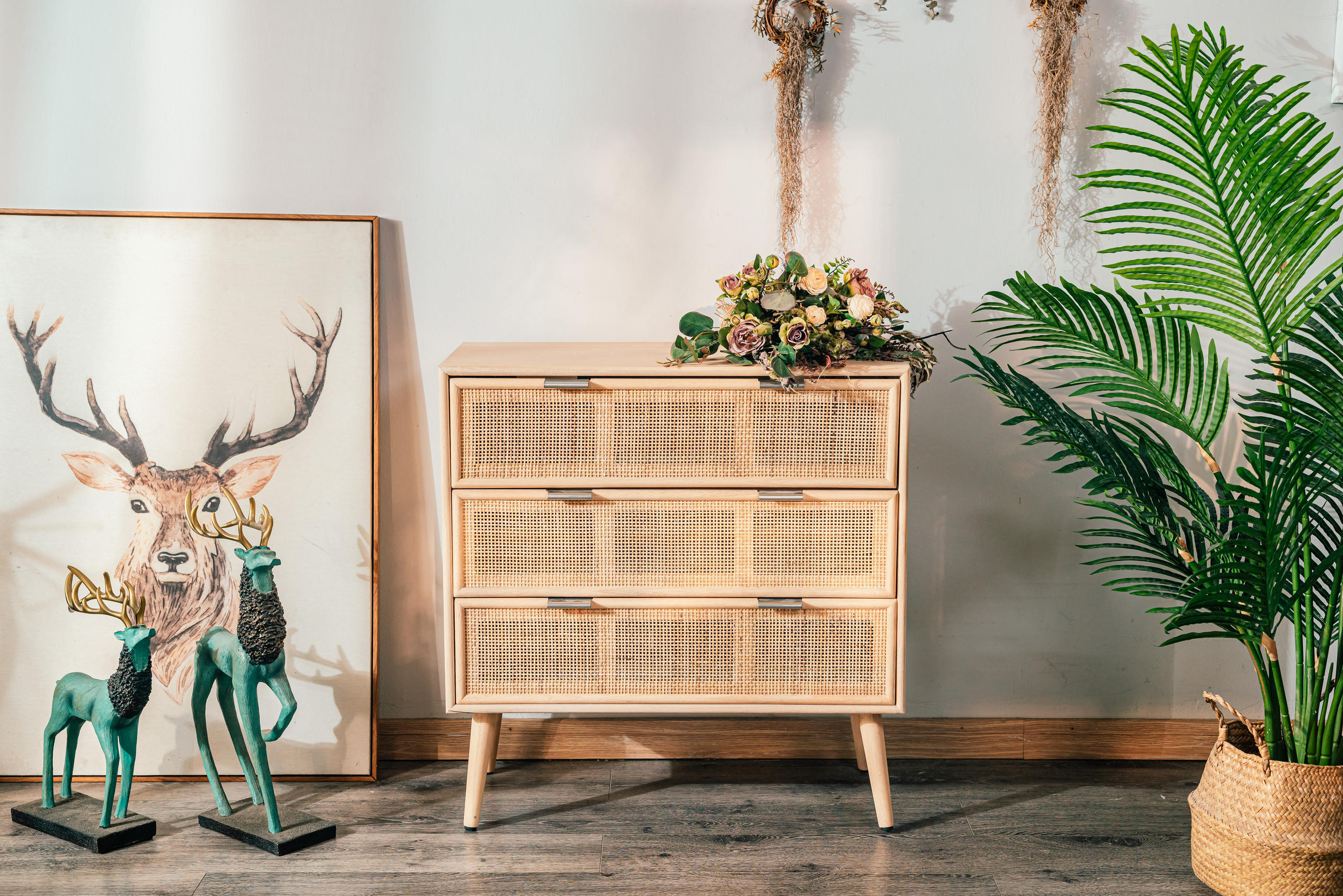 Thumbnail - Nordlys Kommode, Braun, Holz, 75x78x35 cm, Wohnzimmer, Kommoden & Sideboards, Kommoden