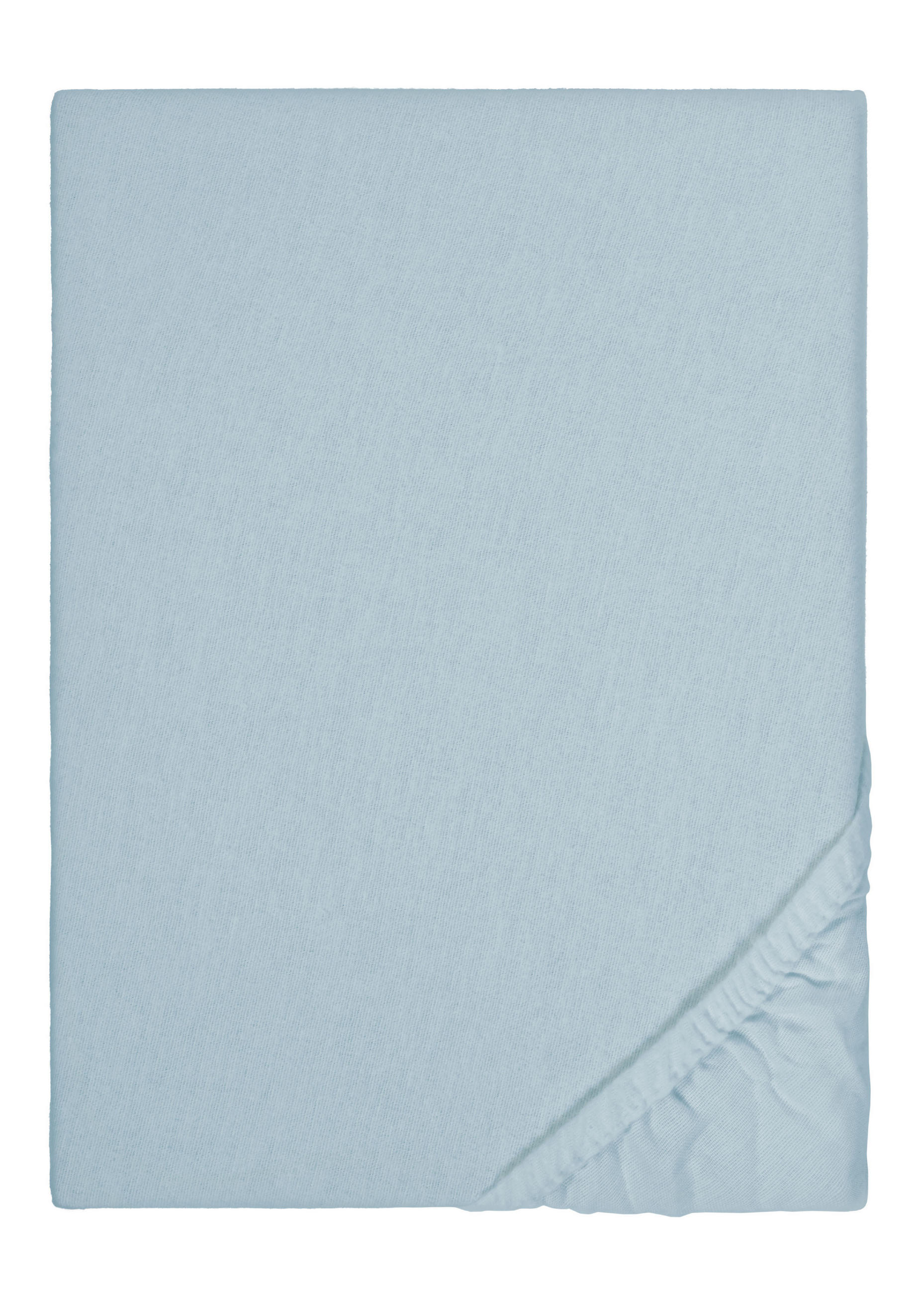 biberna Spannbetttuch Blaugrau 200x200 cm