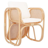 SESSEL Rattan Beige - Braun, Holz (58/71/61cm) - Nordlys
