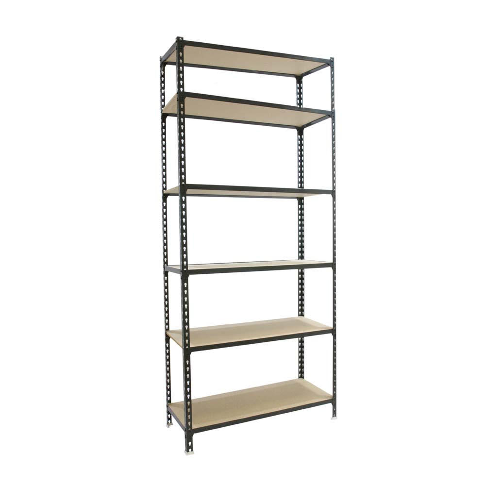 SCHWERLASTREGAL Giant Muli HxBxT 250 x 100 x 40 cm 6 Fachböden Fachlast 150 kg Anthrazit - Anthrazit, Metall (100/250/40cm) - PROREGAL