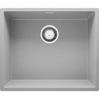 UNTERBAUSPÜLE GRANIT London, 2-er set Grau 56/47 cm 1 Becken + Ablauf-Set ab 60er Unterschrank - Chromfarben/Grau, Kunststoff (56/20/47cm) - Primagran