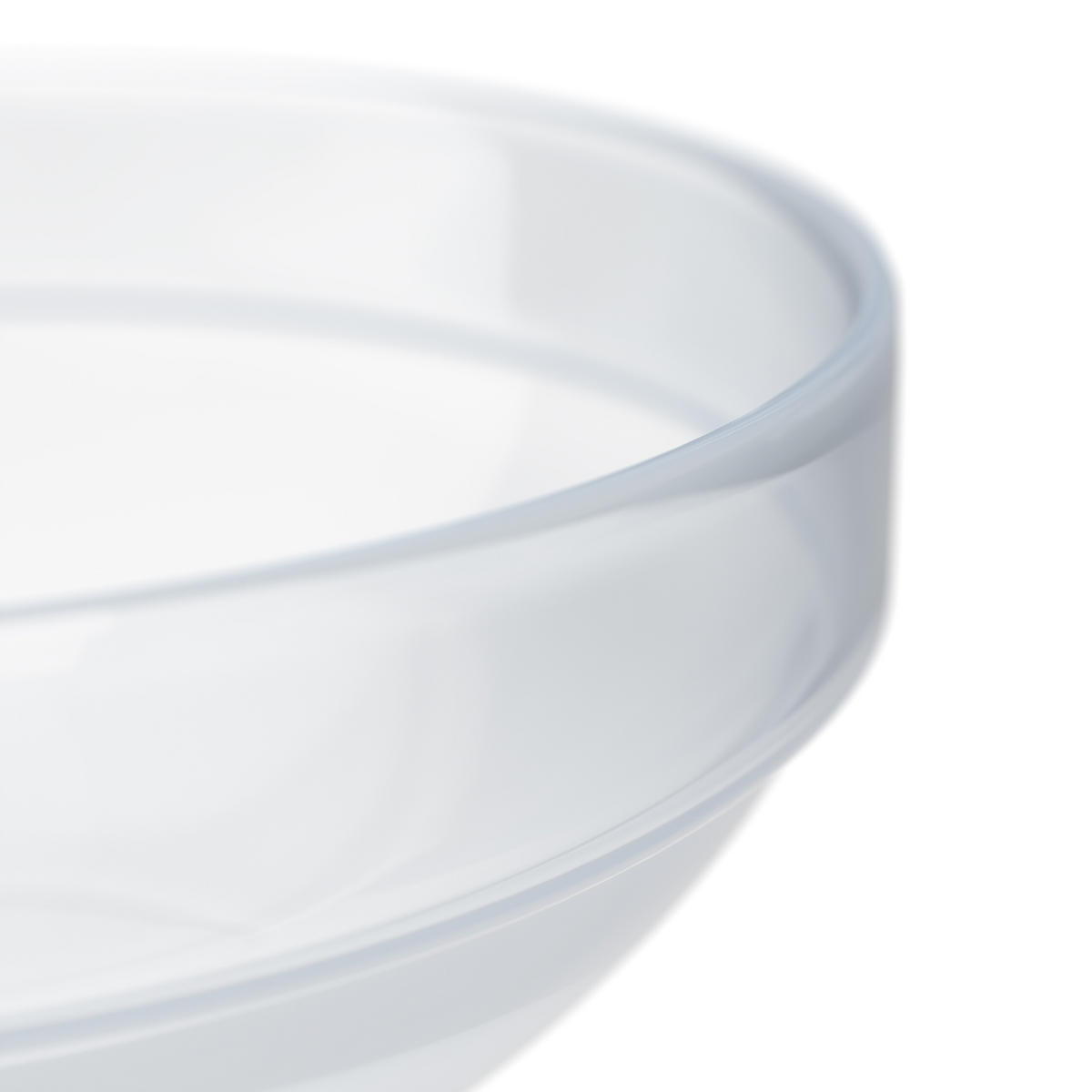 6XDESSERTSCHALEN - Transparent, Glas (12.5cm) - Relaxdays