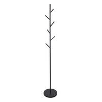 KLEIDERABLAGE Tree Schwarz - Schwarz, Metall (27/170/27cm) - LOFT42