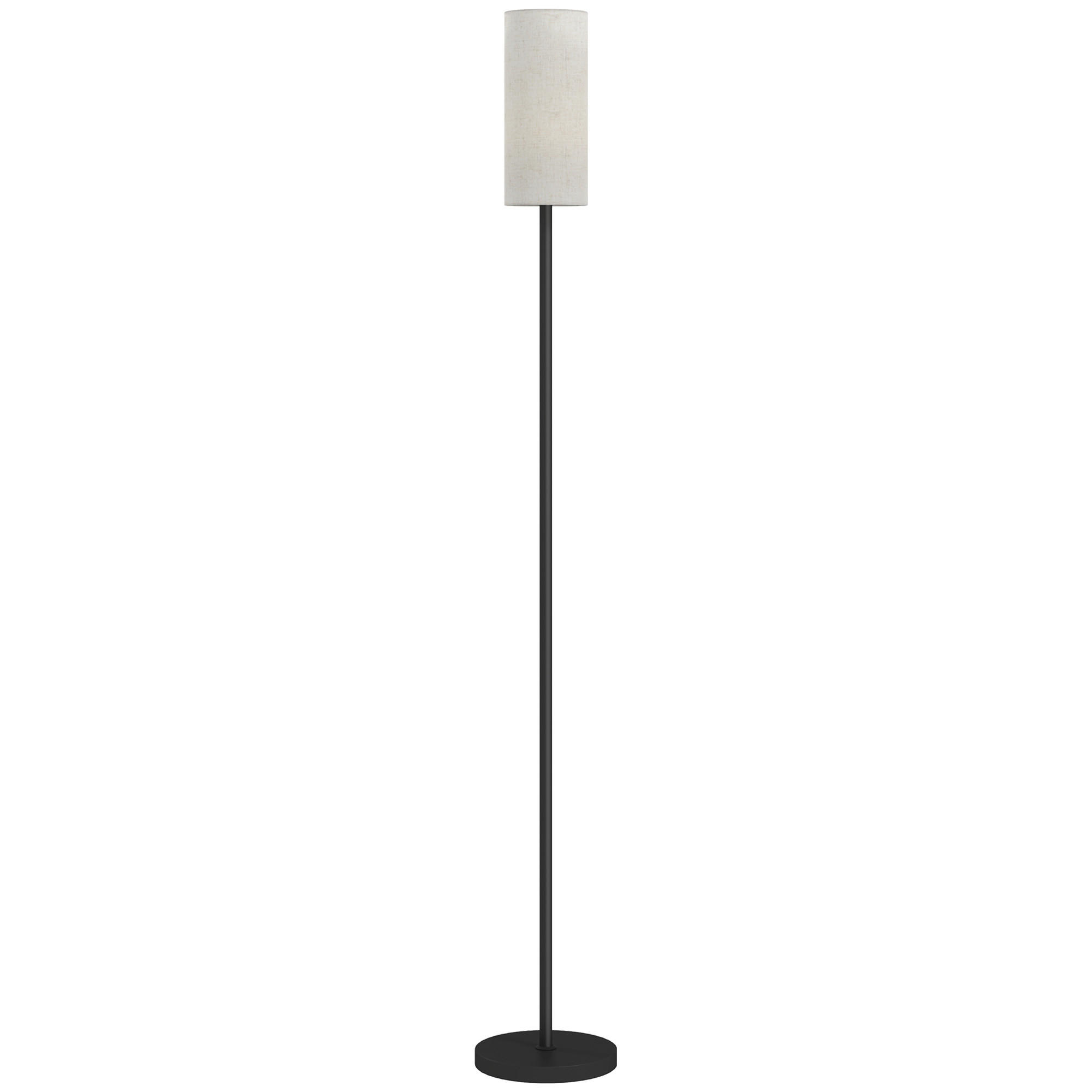 Homcom Stehlampe, Schwarz 22x163x22 cm
