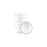 DIPSCHALEN Sento Home Pure Lines Cocoa Brown ø 8,6 cm 6er Set - Hellbraun, Keramik (8.6cm) - Seltmann Weiden