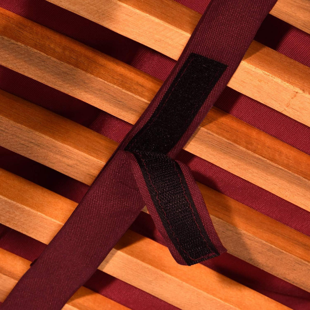 DECKCHAIRAUFLAGE Flair DC 200/50/8cm Rot - Rot, Textil (50/8/200cm) - Beautissu 