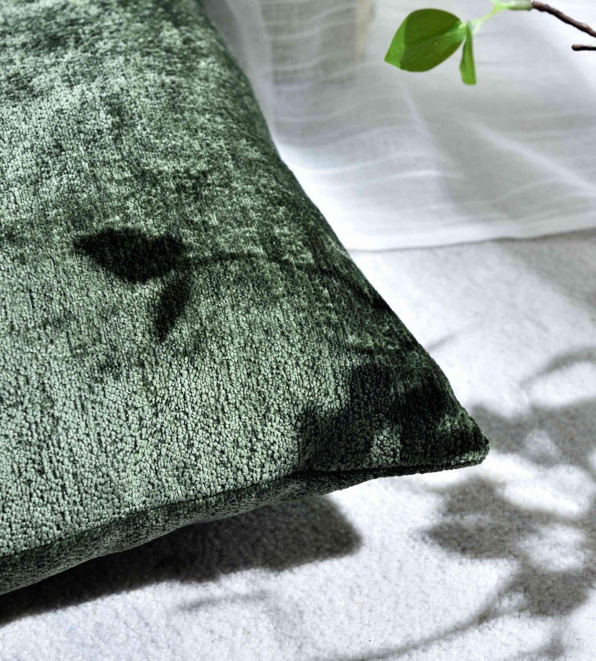 DEKOKISSEN »Nürnberg« HxB 45x45 cm Grün - Grün, Textil (45/45cm) - Gardinenbox