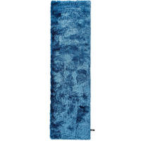 HOCHFLORTEPPICH Whisper Blau 80x300 cm - Blau, Textil (80/300cm) - benuta Nest