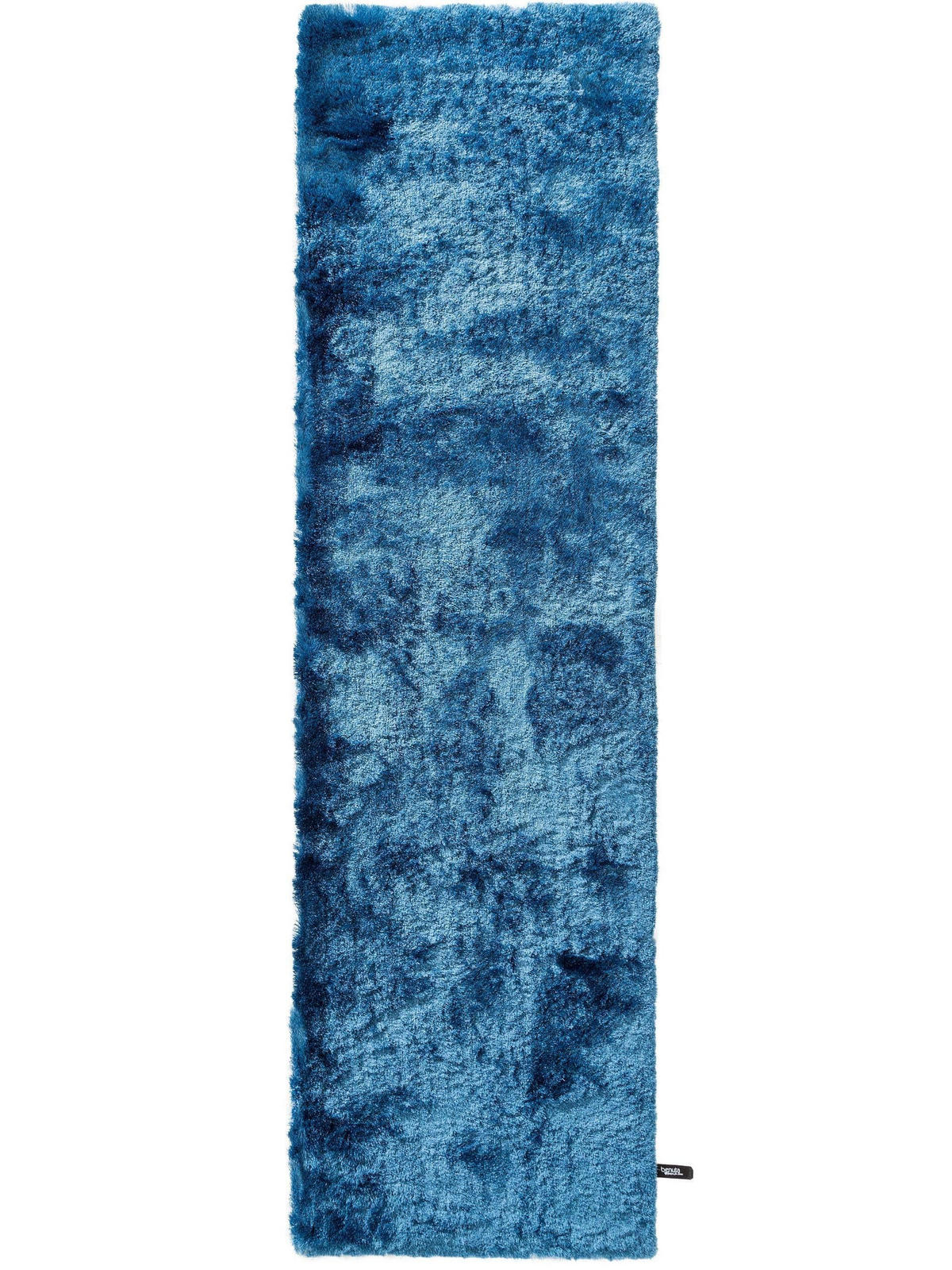 HOCHFLORTEPPICH Whisper Blau 80x300 cm - Blau, Textil (80/300cm) - benuta Nest