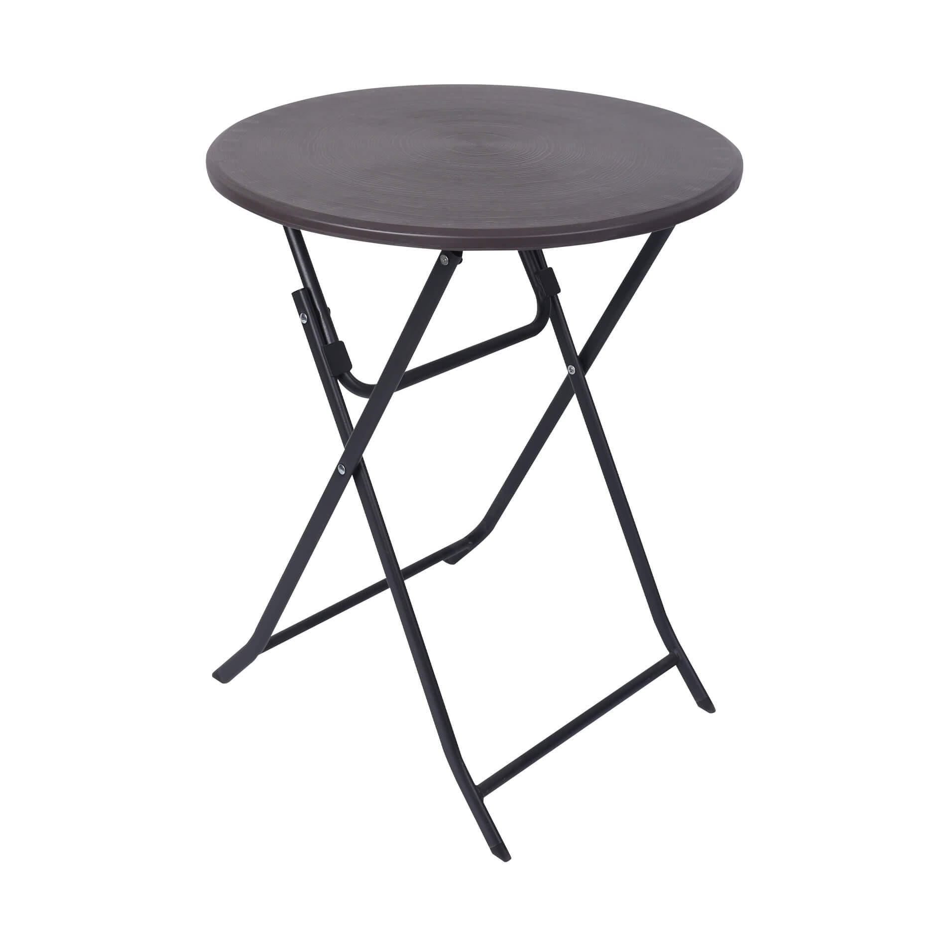 KLAPPTISCH Grau 60/60/74 cm - Grau, Kunststoff (60/60/74cm) - Mobili Rebecca