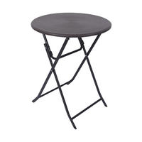 KLAPPTISCH Grau 60/60/74 cm - Grau, Kunststoff (60/60/74cm) - Mobili Rebecca