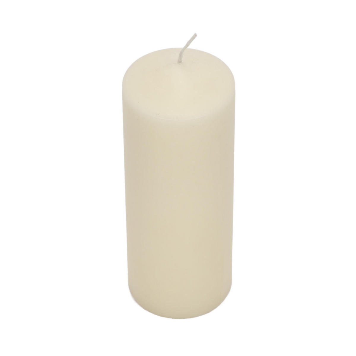 KERZE aus Paraffin 7/7/20 cm - Beige, Paraffin (7/20/7cm) - Home Styling Collection