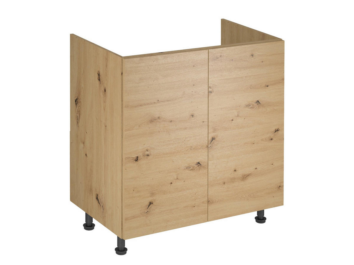 SPÜLENSCHRANK 80 cm – Nexa D80Z P/L – Beige - Beige, Holzwerkstoff (80/82/47cm) - ROYAL24_MARKT