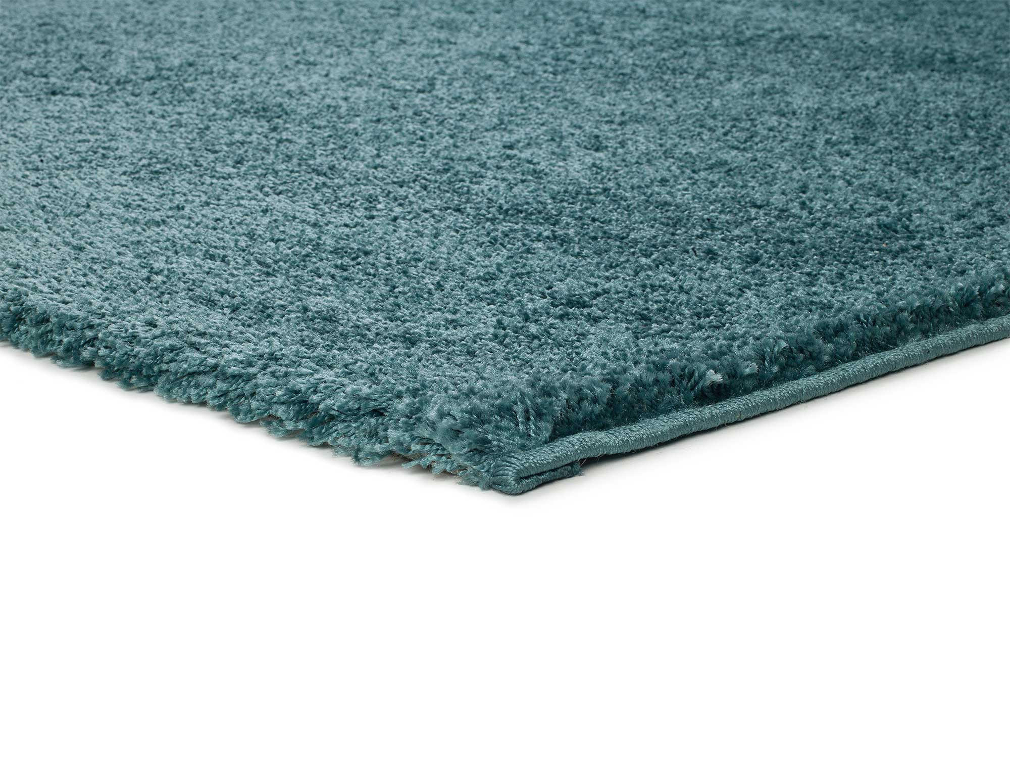 HOCHFLORTEPPICH Blau Atlas 190/290 cm - Blau, Naturmaterialien/Textil (190/290cm) - Atticgo