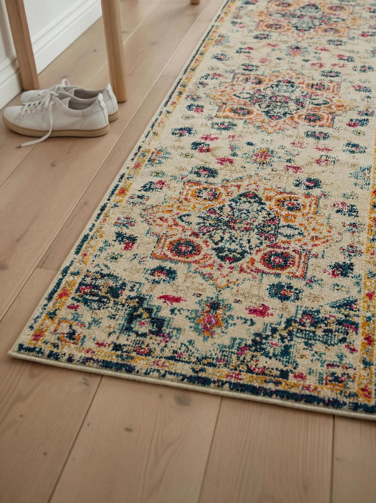 LÄUFER Casa Multicolor 70/240 cm - Multicolor, Naturmaterialien/Textil (70/240cm) - benuta