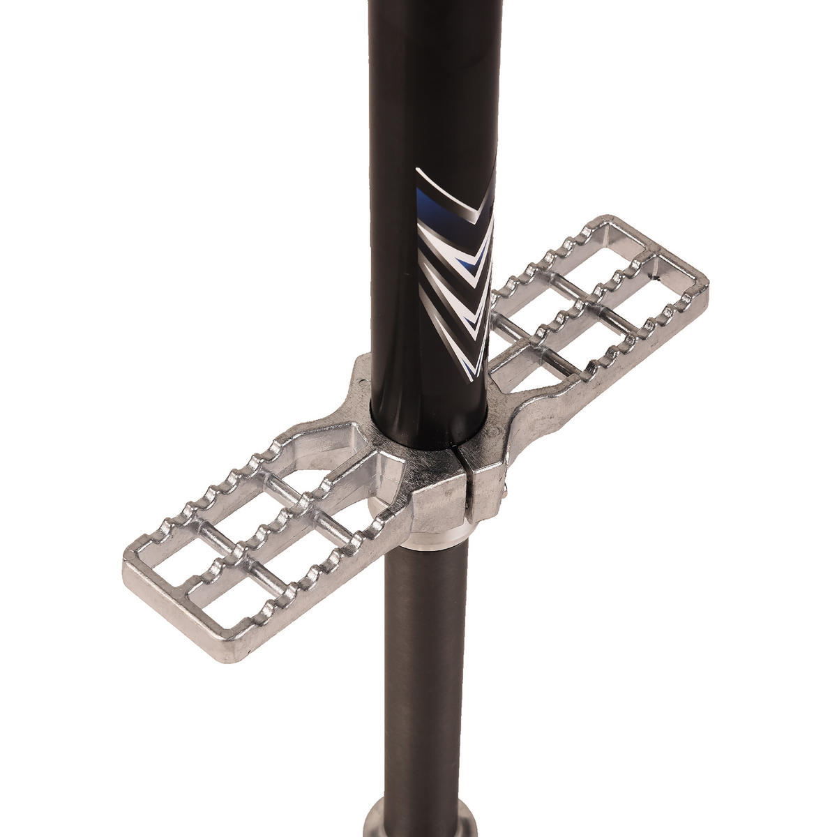 POGO-STICK - Schwarz, Kunststoff/Metall (42/9.5cm) - Relaxdays