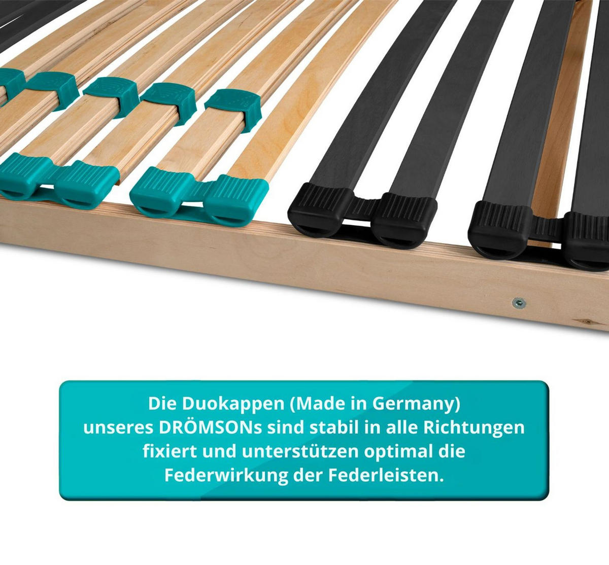 LATTENROST DRÖMSON Kopfteil verstellbar 70x200 cm - Naturfarben, Holz (70/200cm) - Coemo
