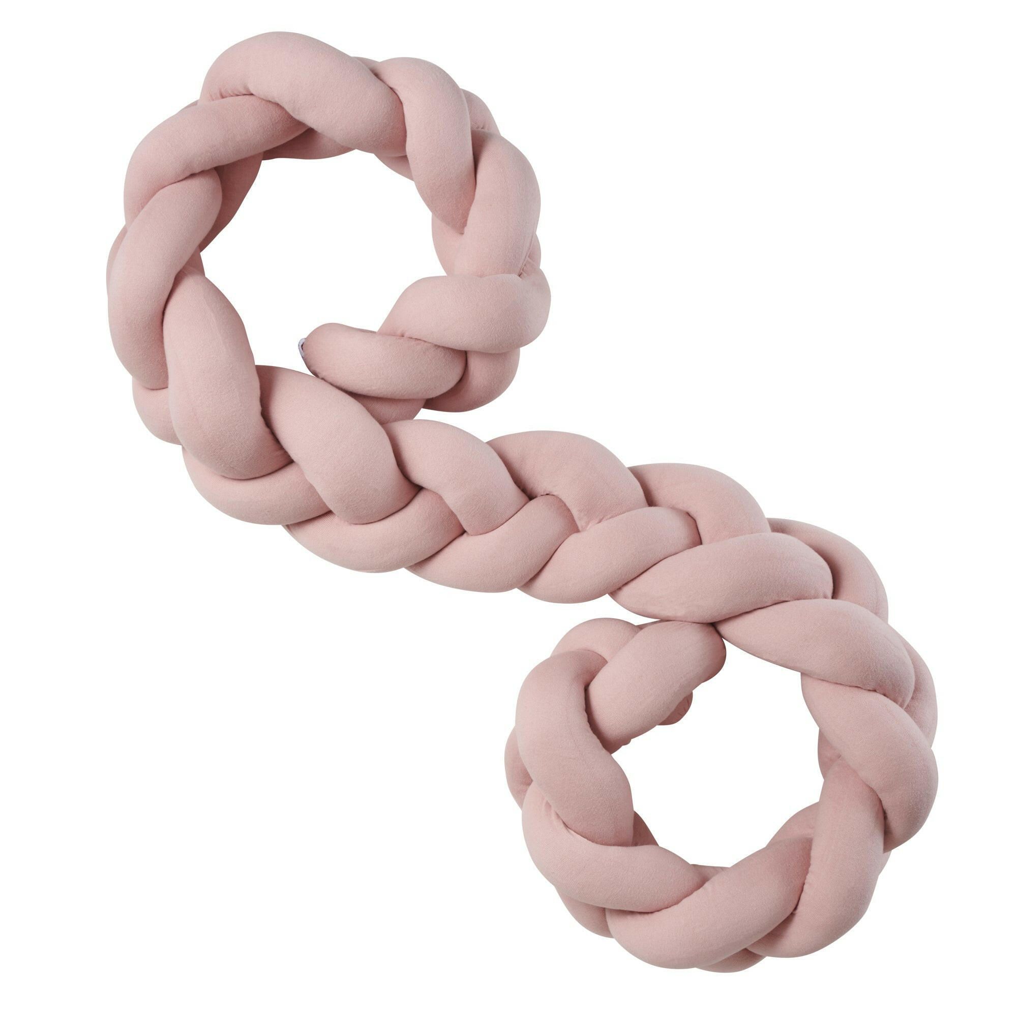 BETTSCHLANGE geflochten Rosa Strick XL - Rosa, Textil (17/300cm) - nordic coast company