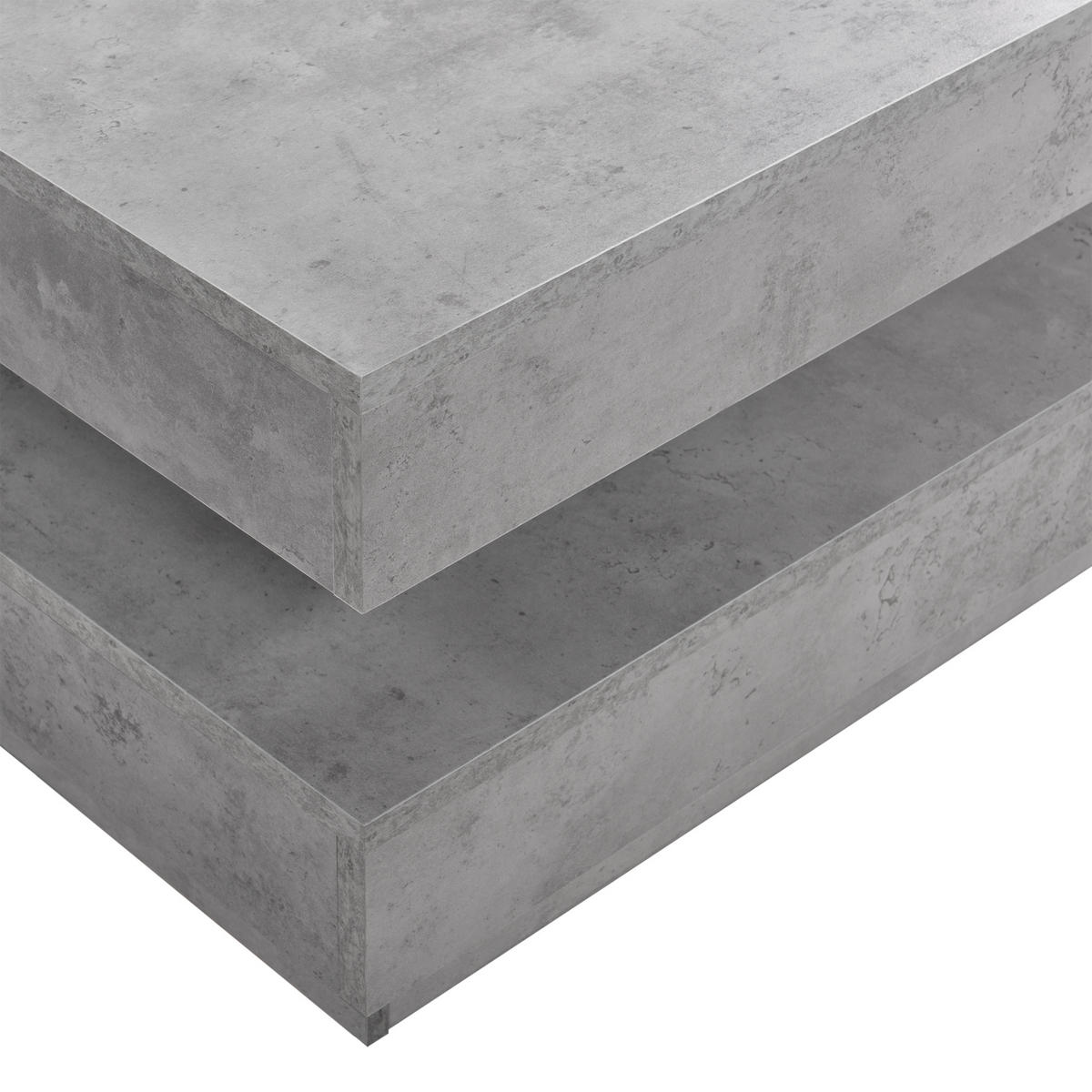 COUCHTISCH Florenz 76/76/38 cm - Grau, Holzwerkstoff (76/76/38cm) - [en.casa]