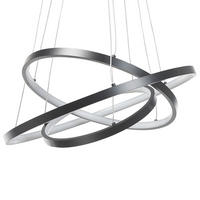 HÄNGELEUCHTE Atrek 50/50/108 cm - Schwarz, Metall (50/30/108cm) - Beliani