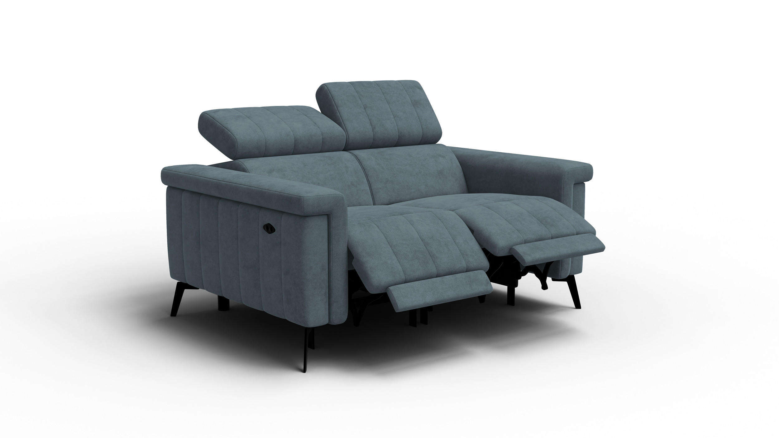 Wozimo Relaxsofa Blaugrau 150x80x105 cm